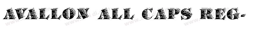 Avallon All Caps Reg字体转换